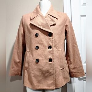 NWOT Old Navy Double Breasted Wool-Blend Pea Coat Size Large
